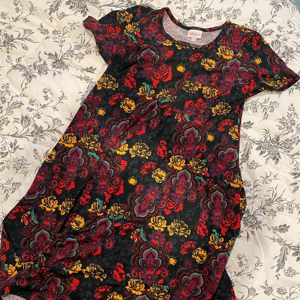Lularoe Carly floral print (Rare)